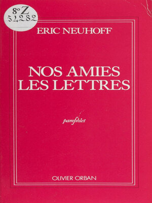 cover image of Nos amies les lettres